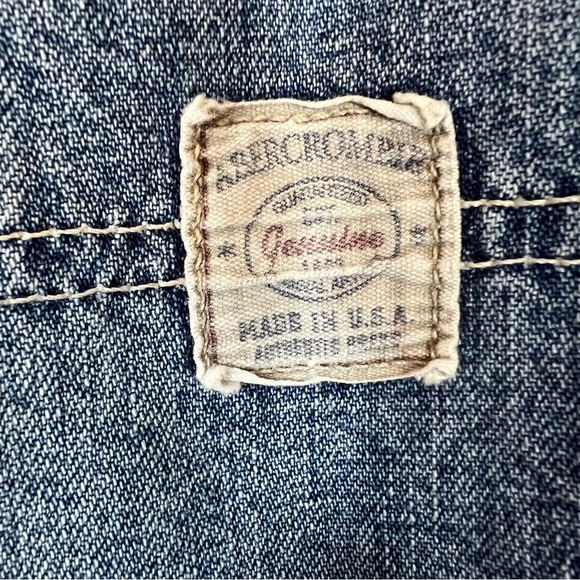 Vintage Abercrombie & Fitch Men’s Carpenter Jeans Size 32R Blue Denim - Picture 7 of 7